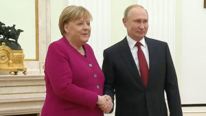 Le Gazoduc Nord Stream - Merkel and Putin