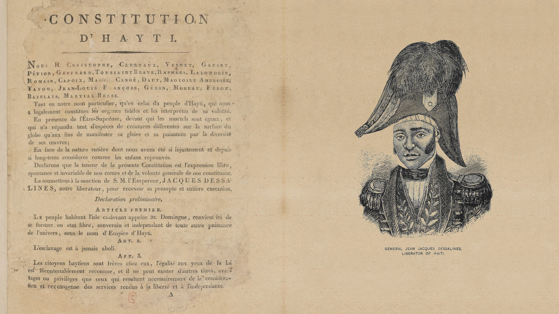 constitution d'Hayiti 1805