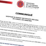 Communiqué du Ministère de l’Économie et des Finances sur le budget rectificatif 2025-2026 en Haïti.