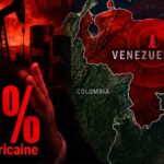 Donald Trump devant une carte du Venezuela, avec des installations pétrolières et la mention de 65 milliards de barils liés à l’accord pétrolier entre les États-Unis et le Venezuela.