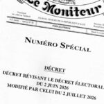 Nouveau décret électoral publié le 6 octobre 2026